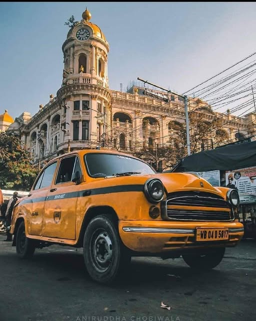 Kolkata Iconic Yellow Taxis
