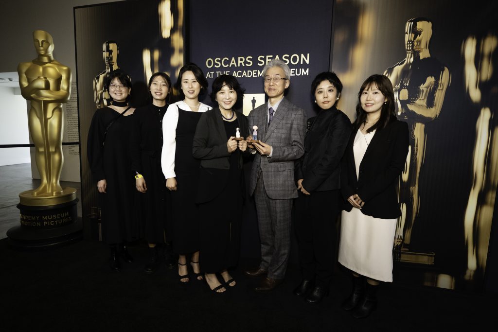 Oscar® Nominees Daisuke Nishio, Takashi Washio, Risa Nikaido, Magic Candies during the Academy of Motion Picture Arts and Sciences “Oscar Nominee Spotlights: Animated Short Film” Event on Saturday, February 22, 2025 at the The Academy Museum of Motion Pictures in Los Angeles.