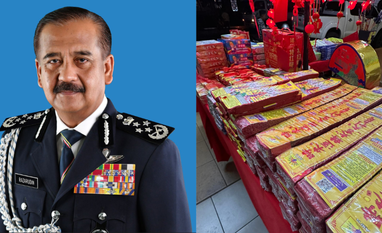 PDRM Issued 5113 Firecracker and Fireworks Permits for Raya