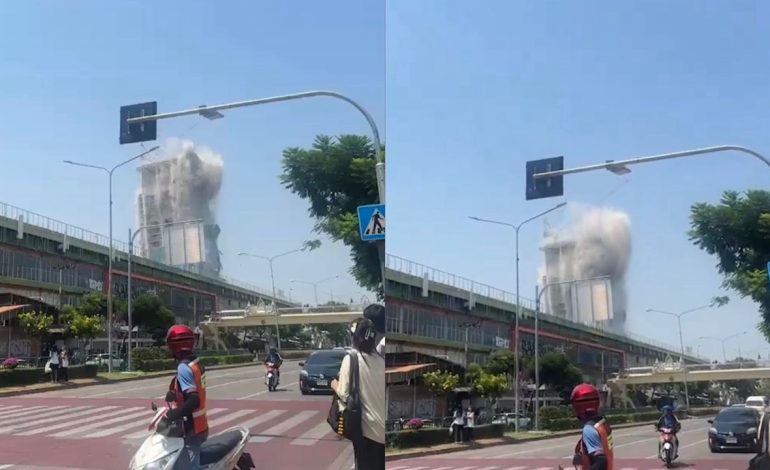 High-Rise building collapses in Bangkok as Massive Earthquake Struck