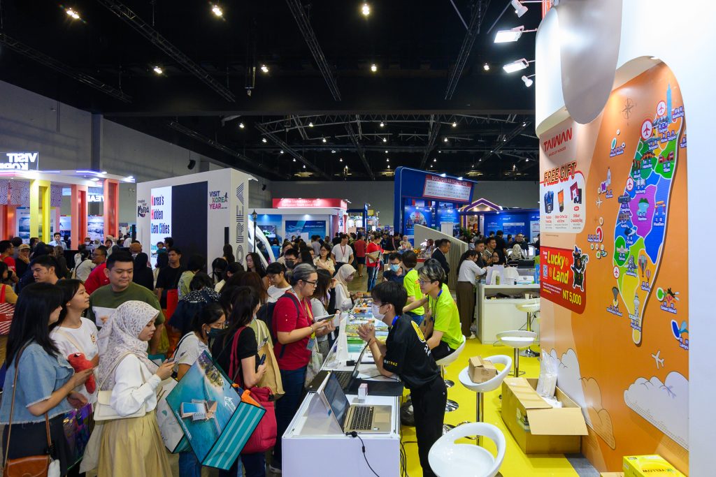 Salam Taiwan Campaign seen in MATTA Fair Sep 2024