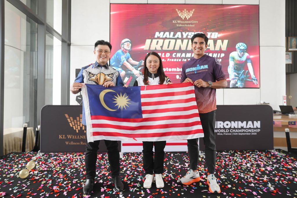 KL Wellness City Celebrates the Grand Send-Off of Dato' Sri Dr. Vincent Tiew & YB Syed Saddiq to the Ironman World Championship 2025